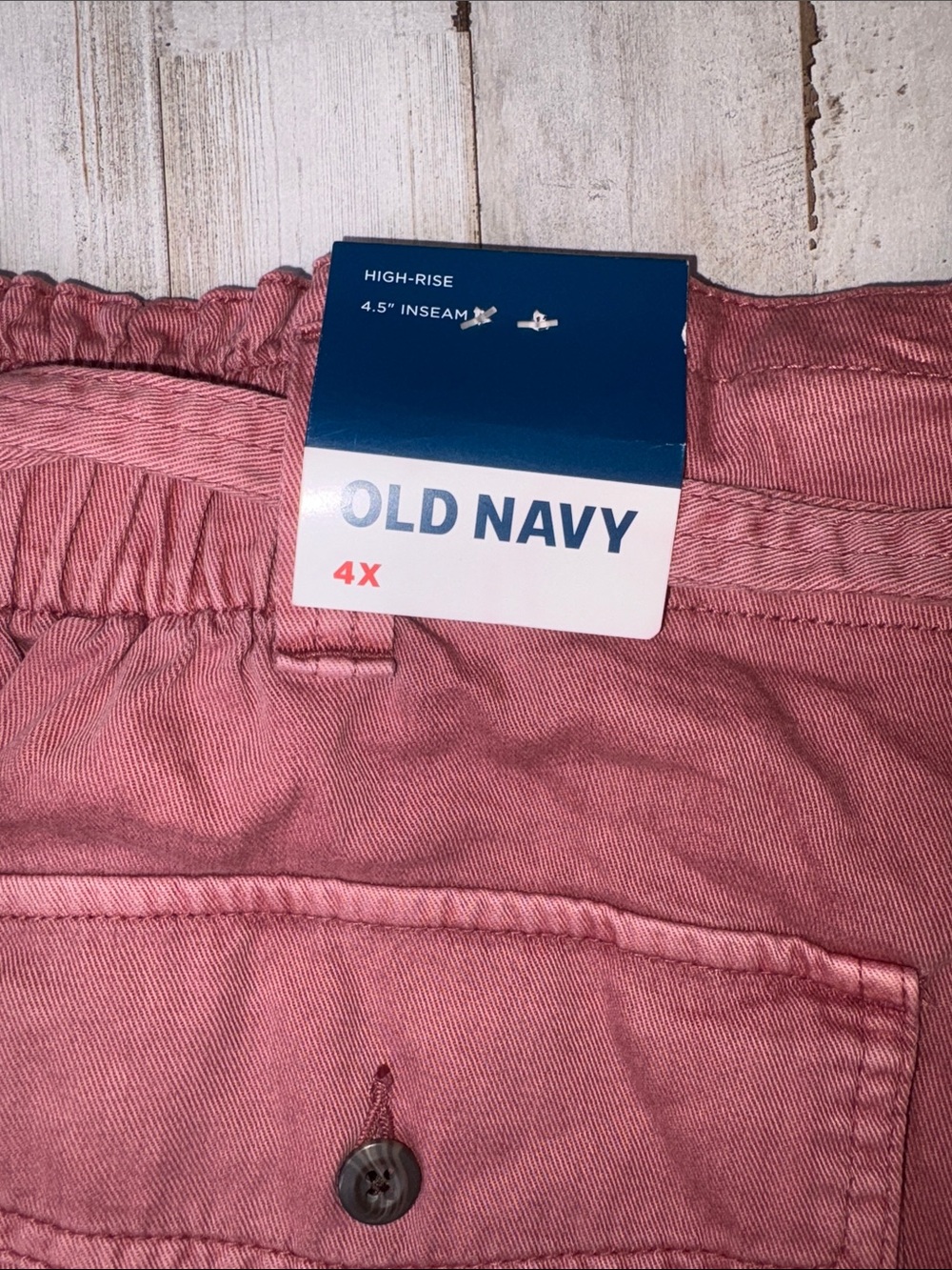 Old Navy High Rise Dusty Rose Drawstring Linen-Blend Plus Size 4X NWT! - Picture 10 of 15